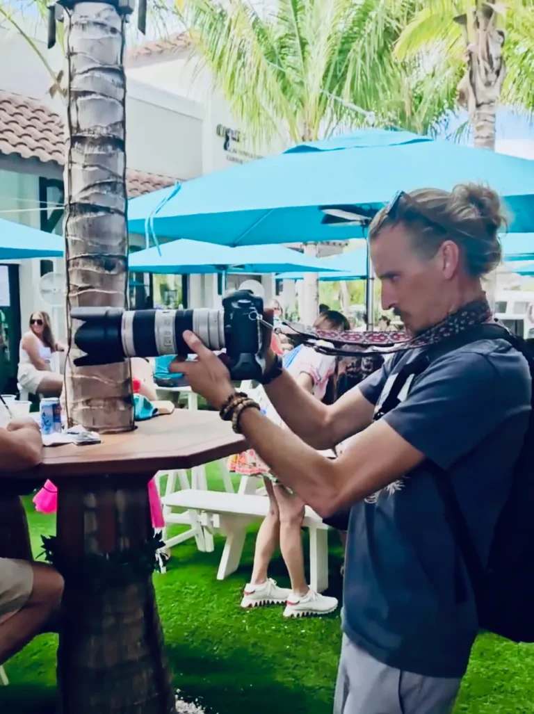 Andy Brazil capturing photos